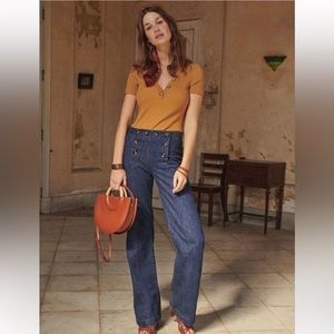 SÉZANE 🇫🇷 Le Parisien Jeans sz40